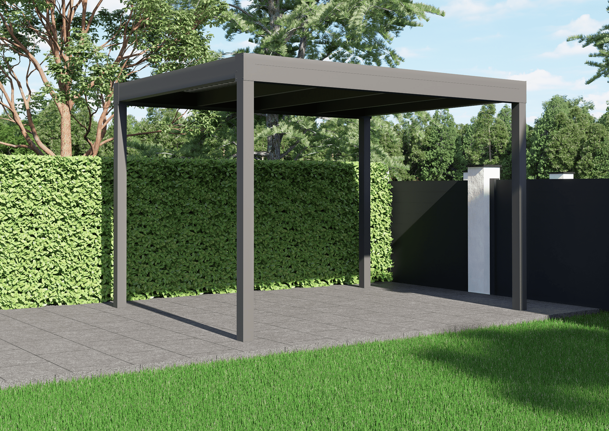 CARPORT | Trapezblech | Freistehend - Überdach-Profi