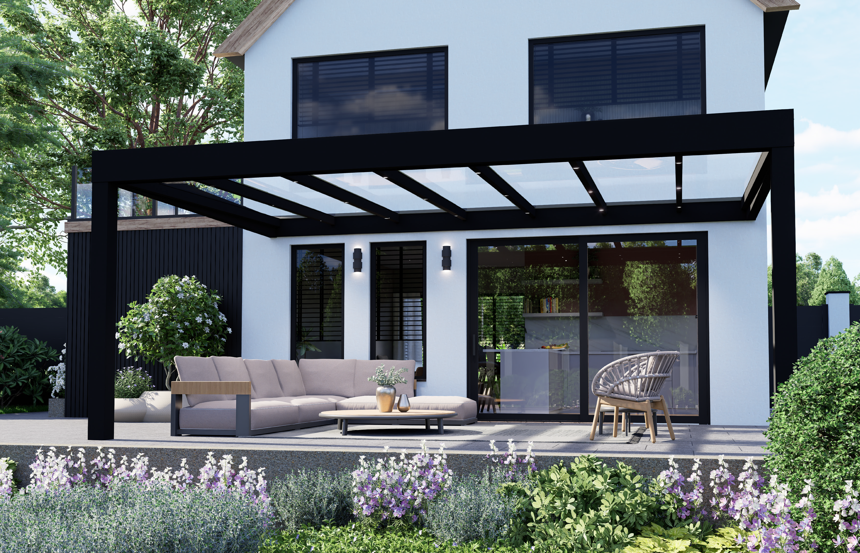 CUBE | Glas klar | Wandmontage